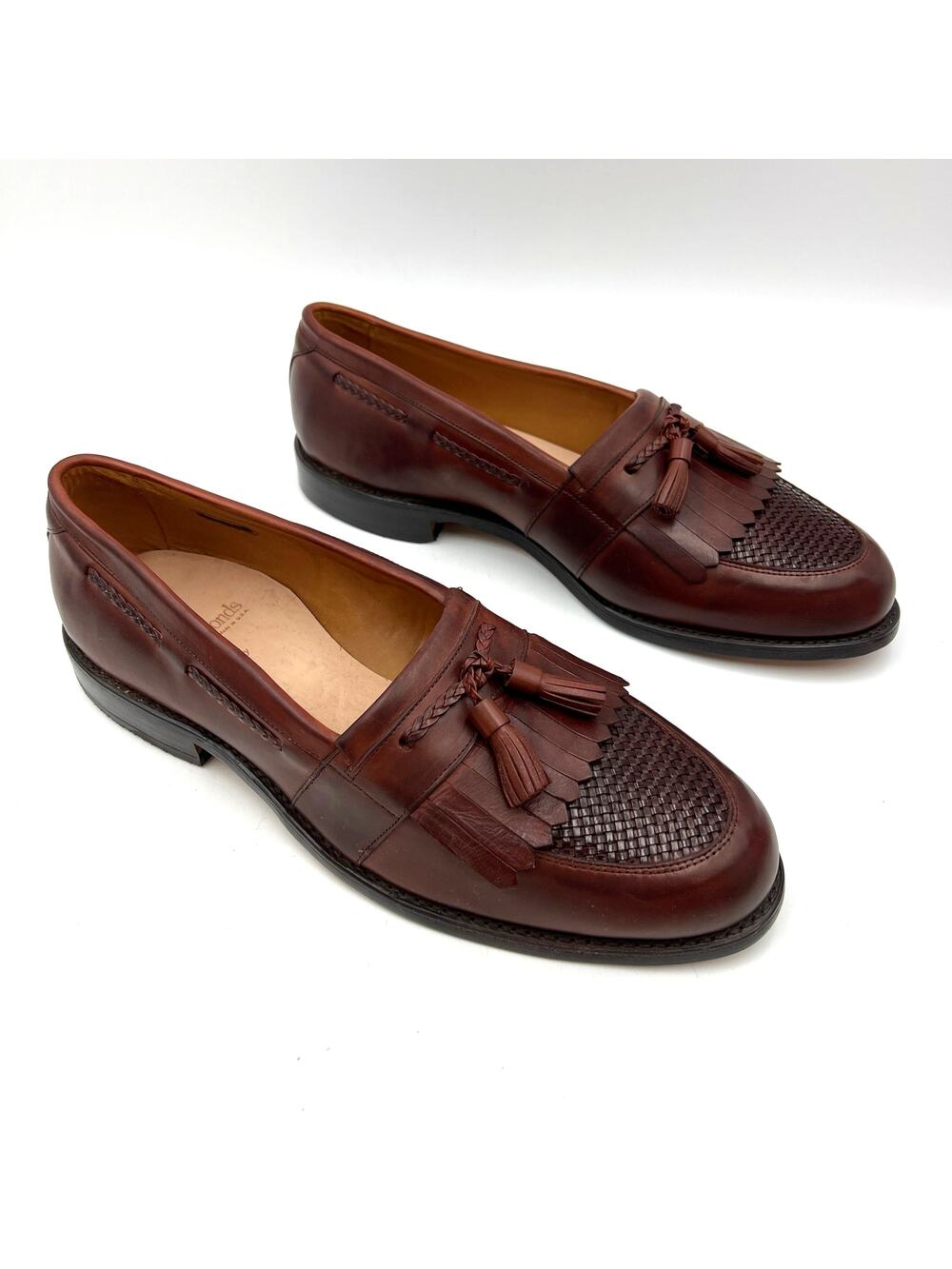 Allen Edmonds Cody Tassel Loafer Cordovan Leather Brown Wide